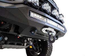 Chevrolet Colorado ZR2 Bumper - Front - Addictive Desert Designs - Stealth Fighter - Hammer Black with Satin Black panels - `21-`27 Chevrolet Colorado ZR2 Bumper - Front - Addictive Desert Designs - Stealth Fighter - Hammer Black with Satin Black panels - `21-`27